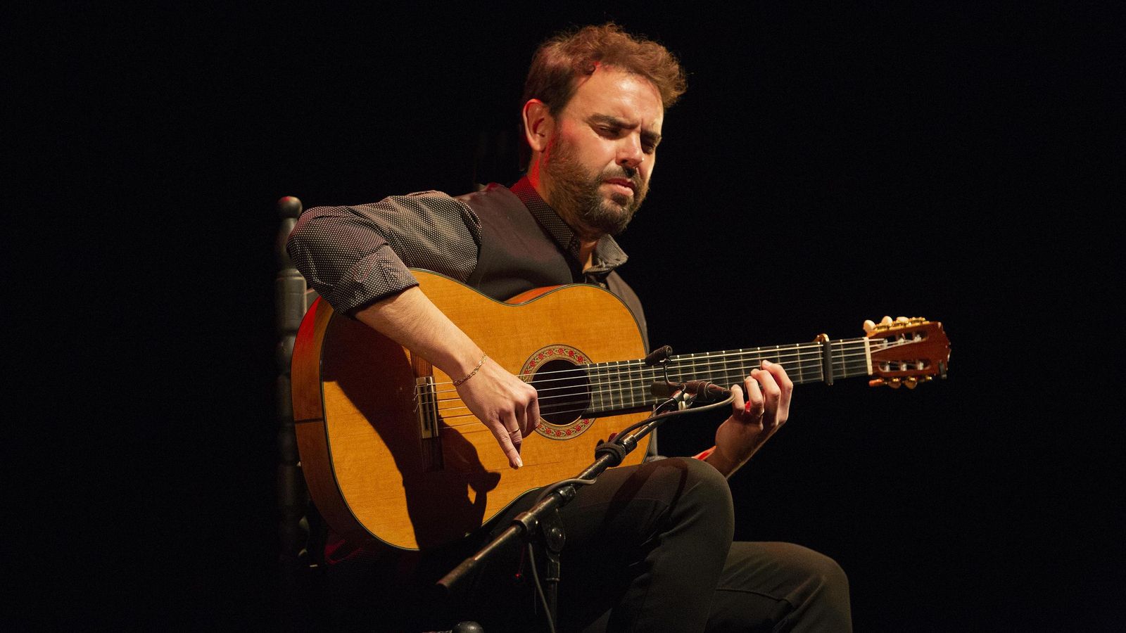 Dani de Morón durante su aplaudido concierto de clausura.