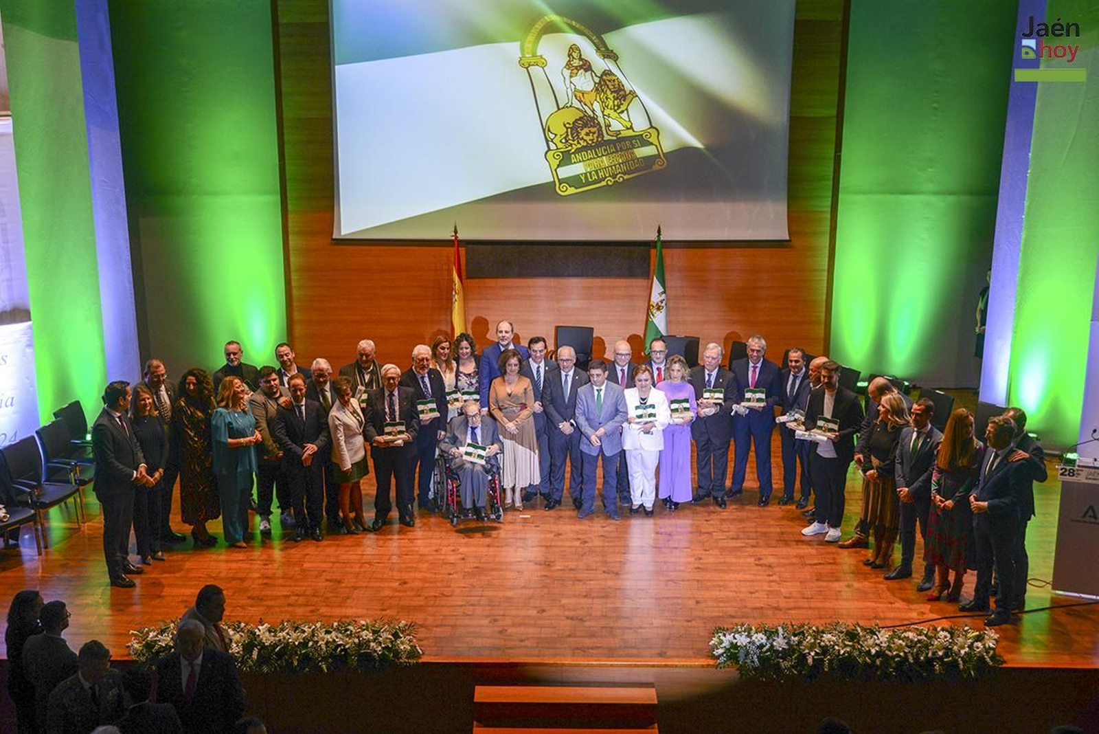 Así se ha vivido la entrega de las Banderas de Andalucía de la provincia de Jaén