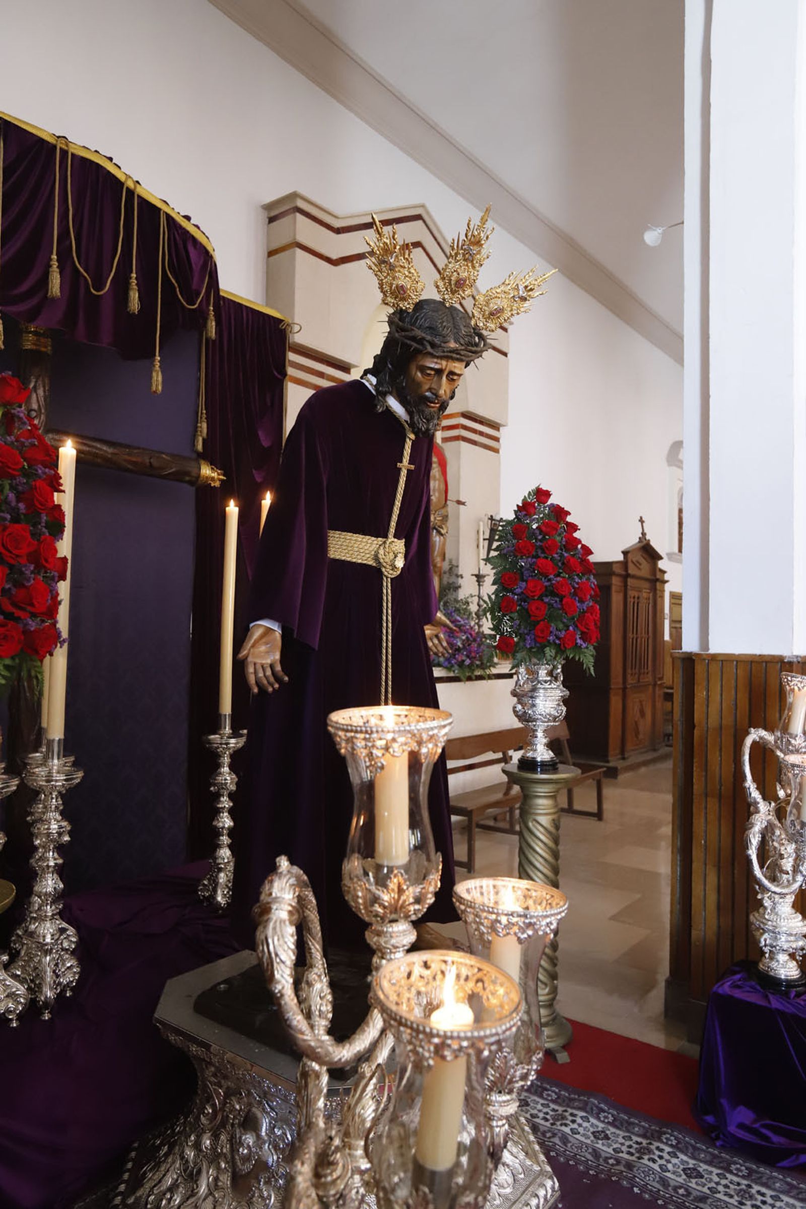 Imágenes de las veneraciones a los Cautivos de Huelva