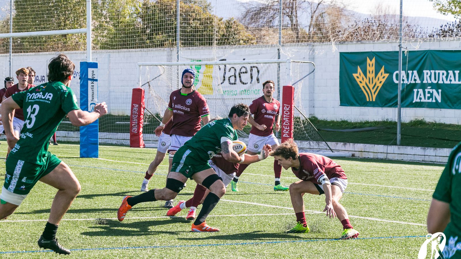 Agustín Arburua, en una acción del encuentro.