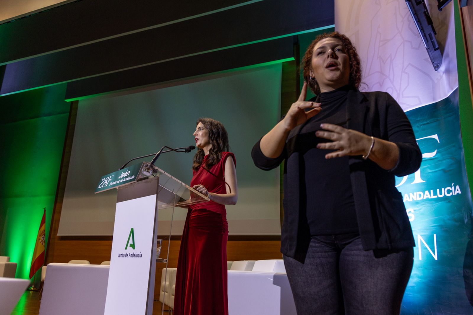 Así se ha vivido la entrega de las Banderas de Andalucía en Jaén