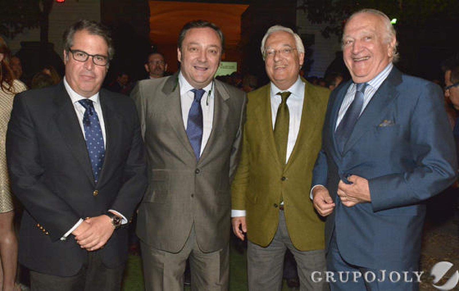 El teniente de alcalde Gregorio Serrano; Florencio Baltastar, director de EOS-Risk; Alfonso Pérez de los Santos, presidente de Gestiónitas; y el comerciante José Cañete.

Foto: Belen Vargas-Juan Carlos Vazquez-Manuel Gomez