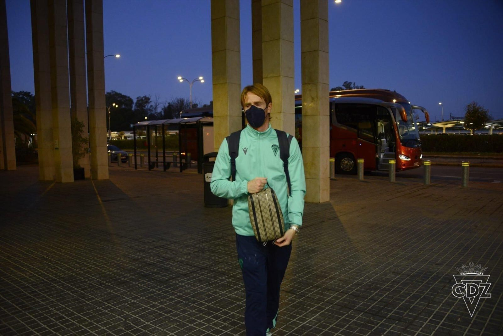 Álex Fernández antes del viaje a Fuenlabrada.