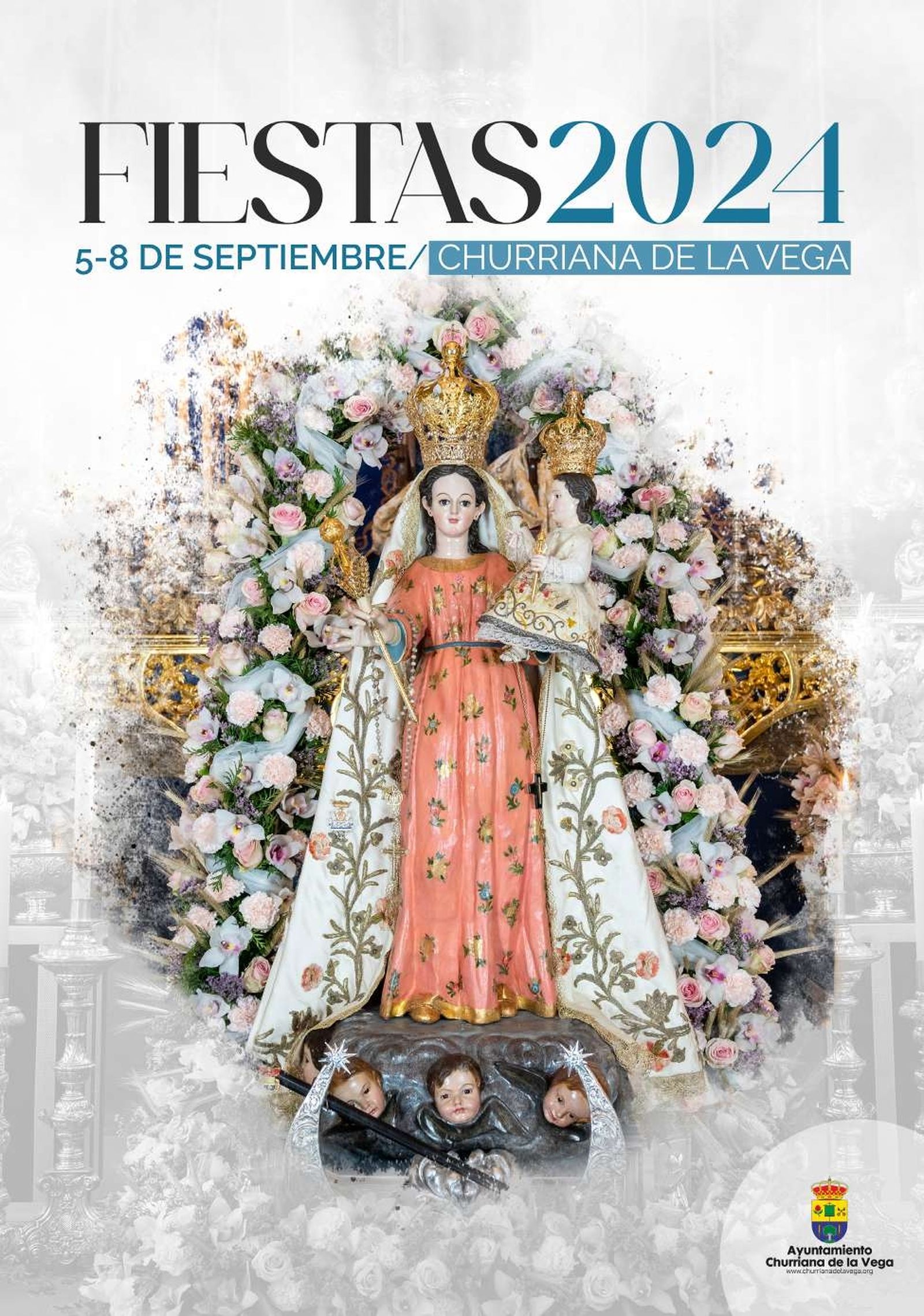 Cartel oficial de las Fiestas de Churriana de la Vega 2024.