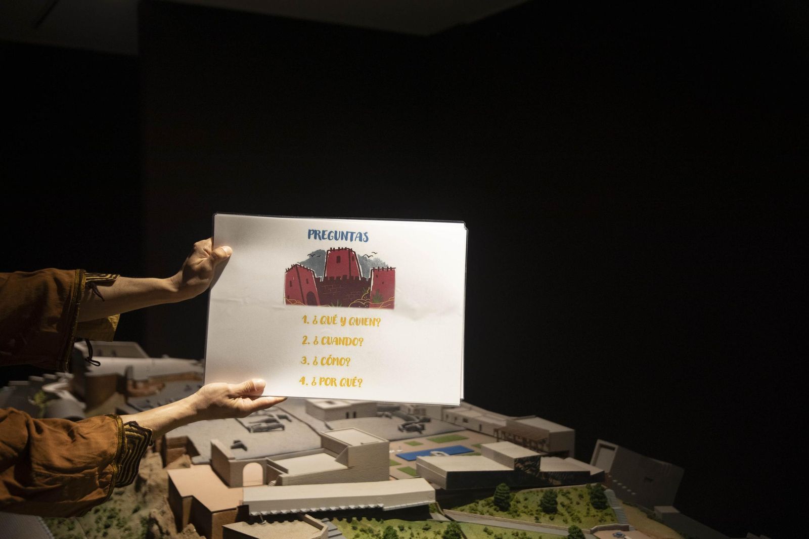 Presentación de la maqueta de la Alcazaba de Almería, en imágenes