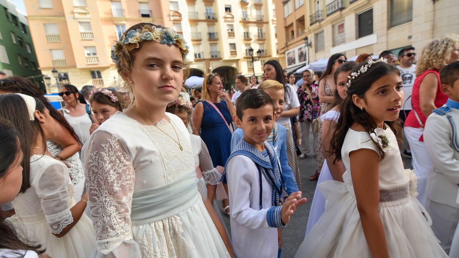 Las fotos de la procesión del Corpus Christi en La Línea