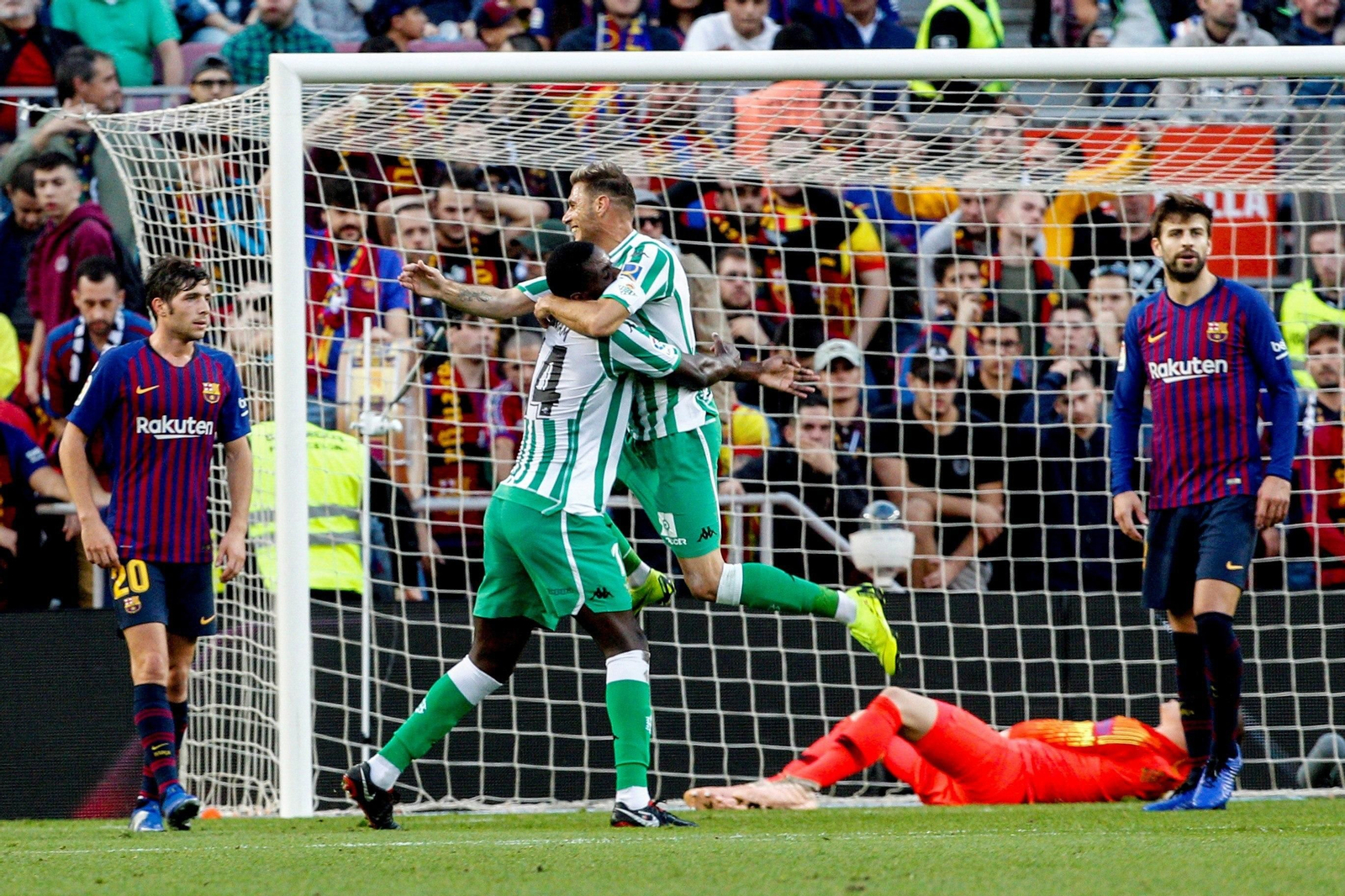 Las imágenes del Barcelona-Betis