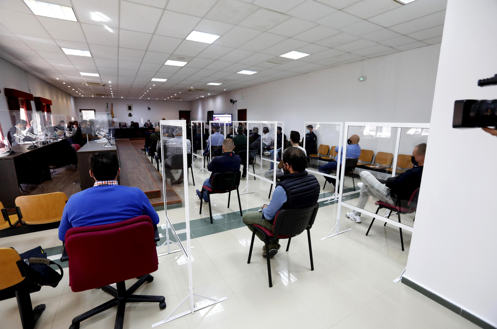 Un momento del macrojuicio este lunes en la Audiencia Provincial de Algeciras.