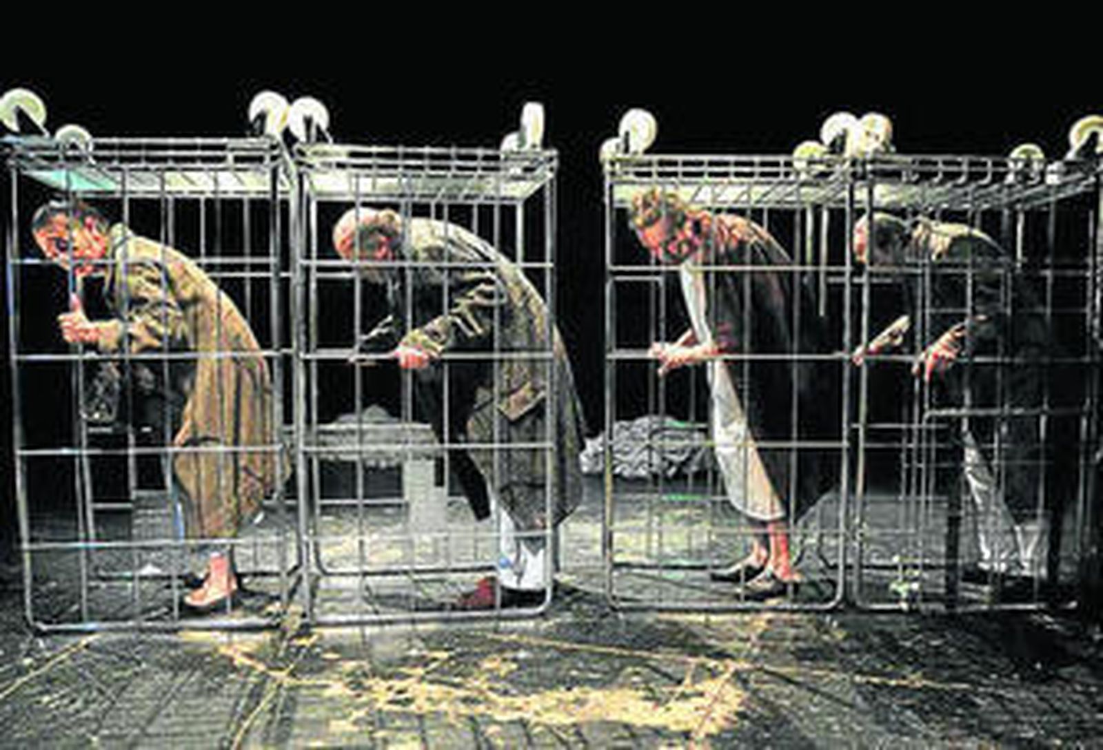 Una imagen de la puesta en escena de 'El grito en el cielo'.