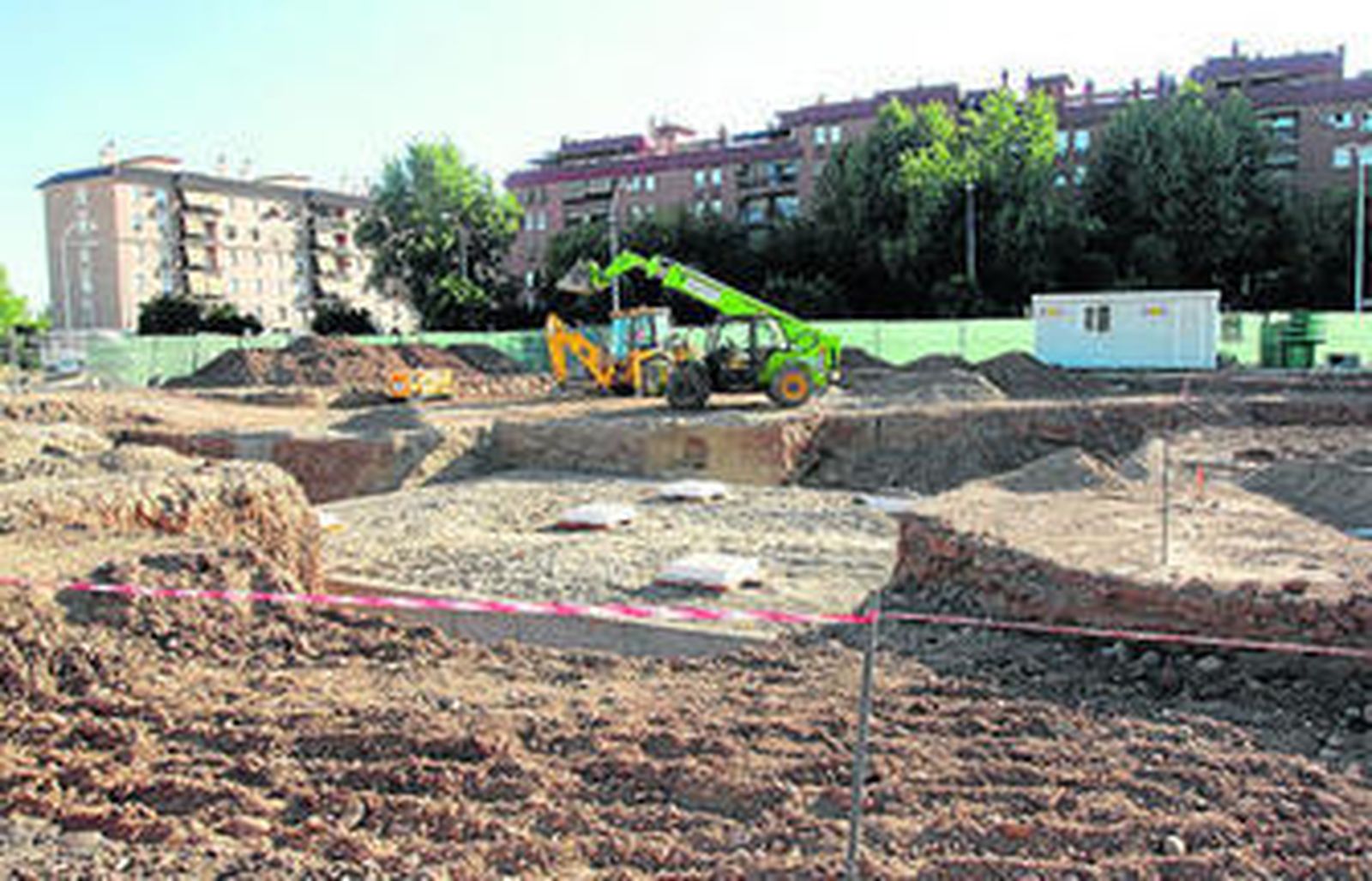 La gasolinera comenzó a levantarse en el mes de agosto.