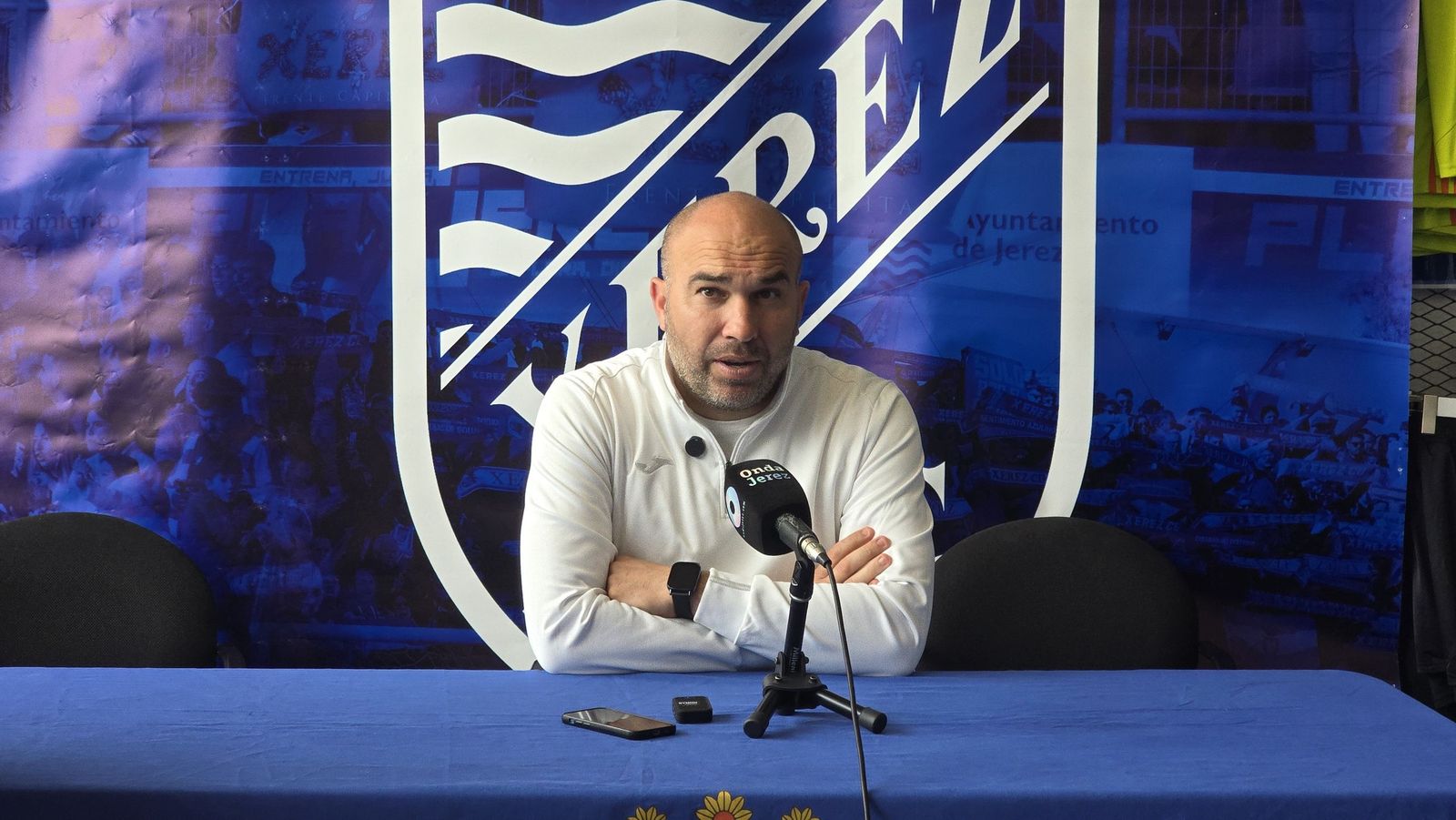 Diego Galiano, durante la rueda de prensa.