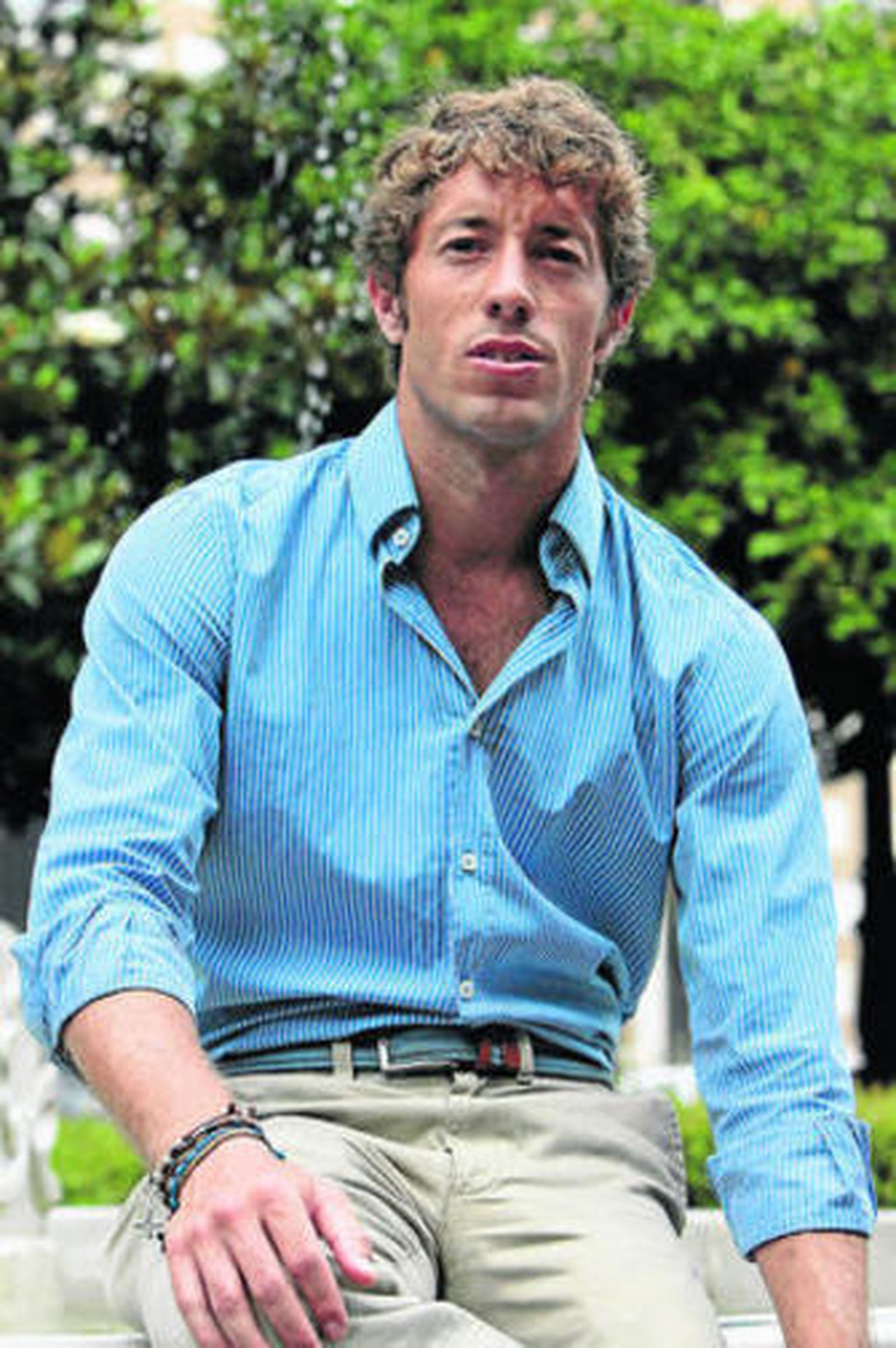 Manuel Escribano, en un rincón de Sevilla, antes de la cogida.