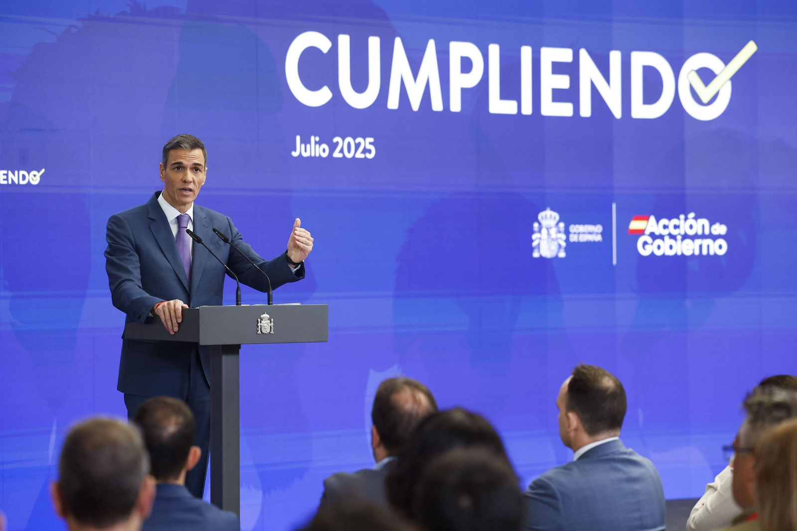 El presidente del Gobierno, Pedro Sánchez, hace balance de los últimos seis meses de mandato antes de las vacaciones.