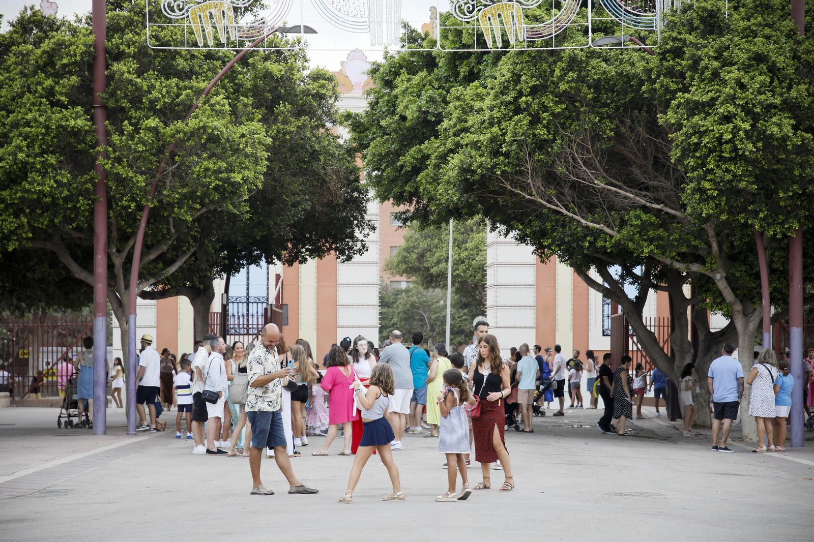 Las imágenes del lunes en la Feria de Almería sin ruidos
