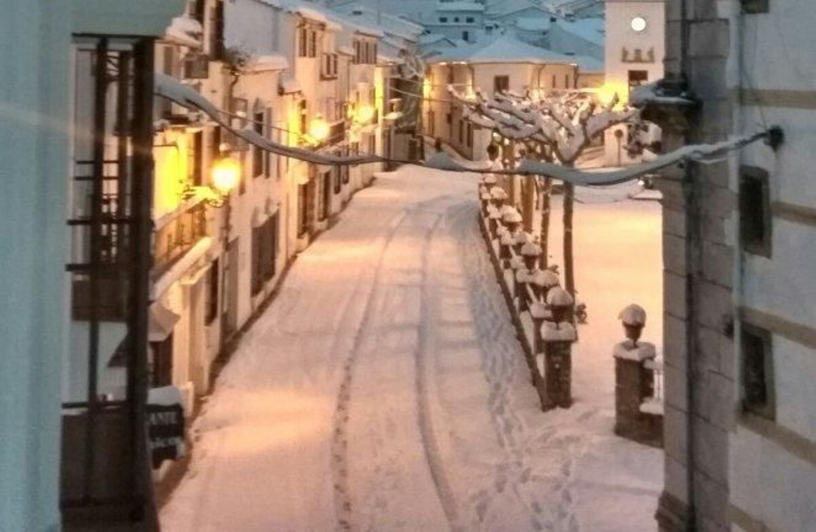 Imágenes de la nevada en la Sierra de Cádiz