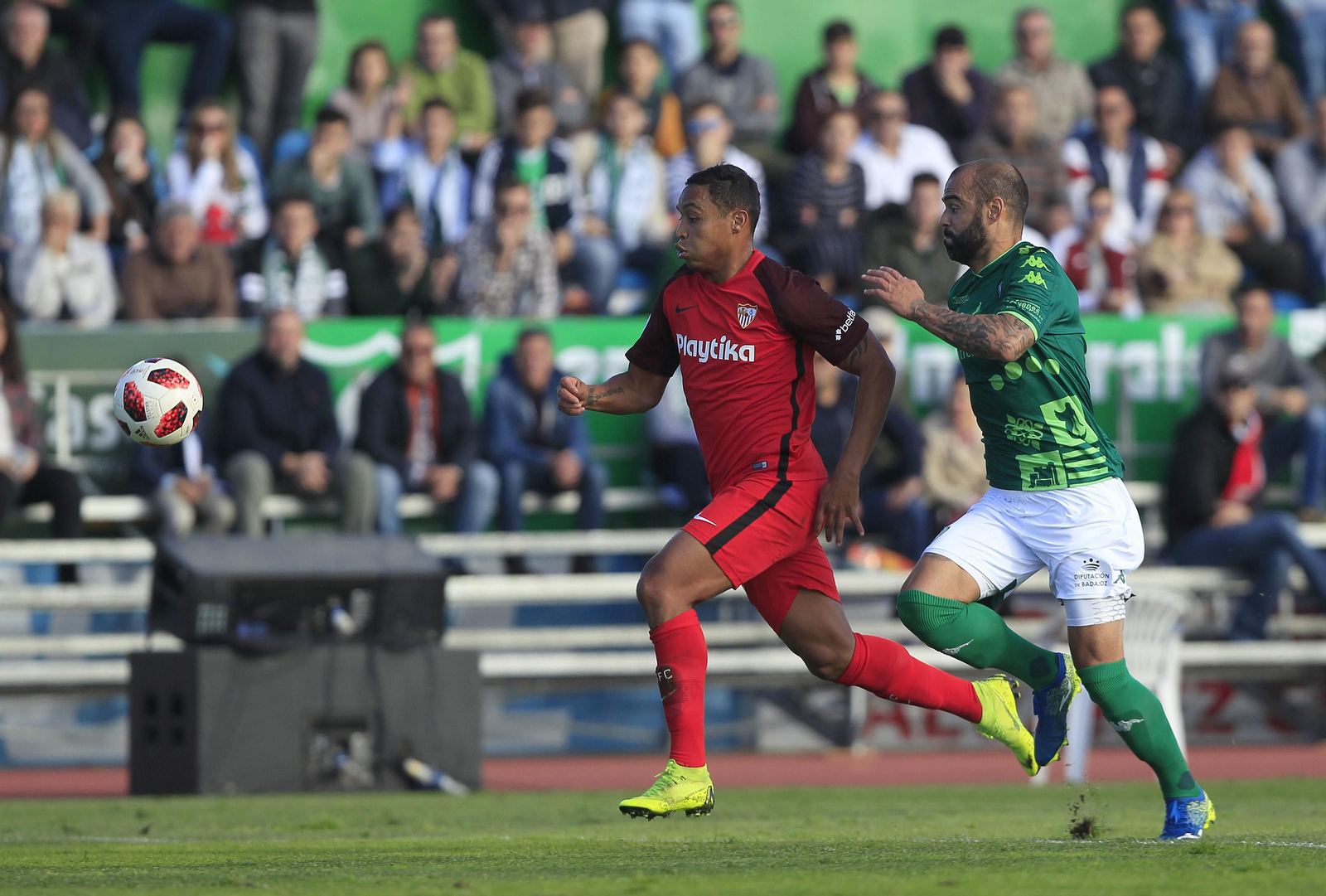 Las imágenes del Villanovense-Sevilla de Copa del Rey