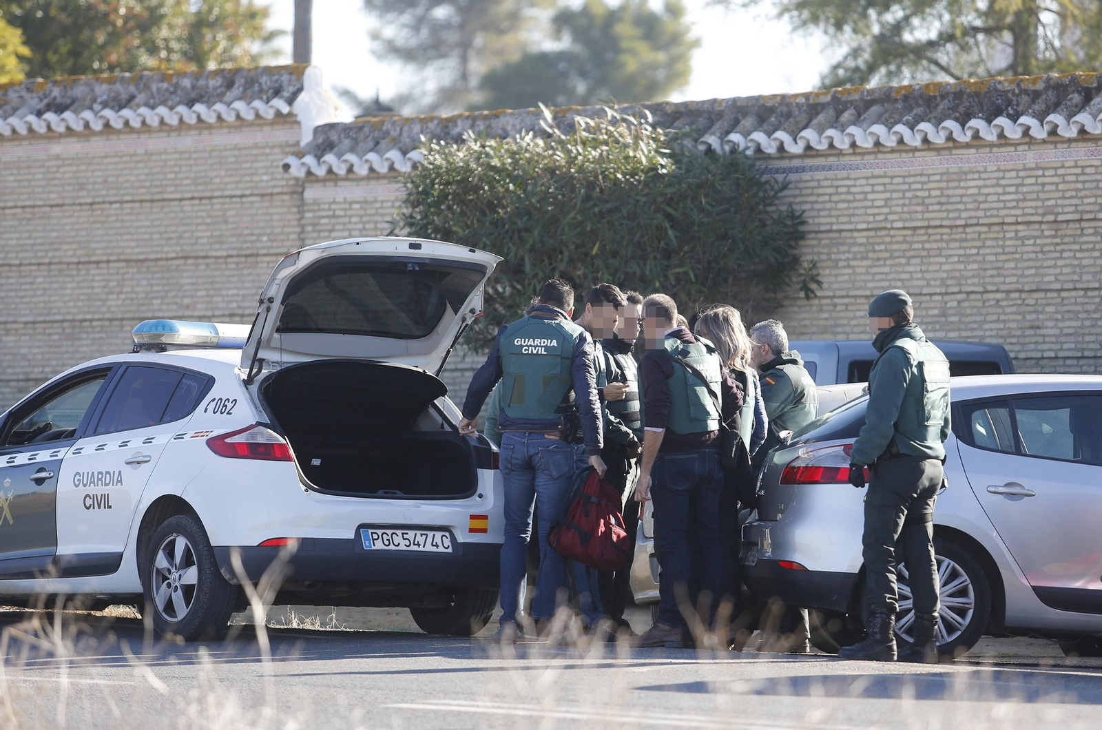 El operativo de la Guardia Civil tras el intento de robo en Mairena