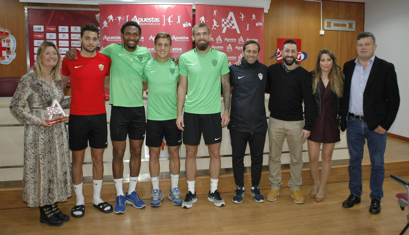 Saveljich ha participado hoy en el acto de patrocinio con Apuestas de Andalucía
