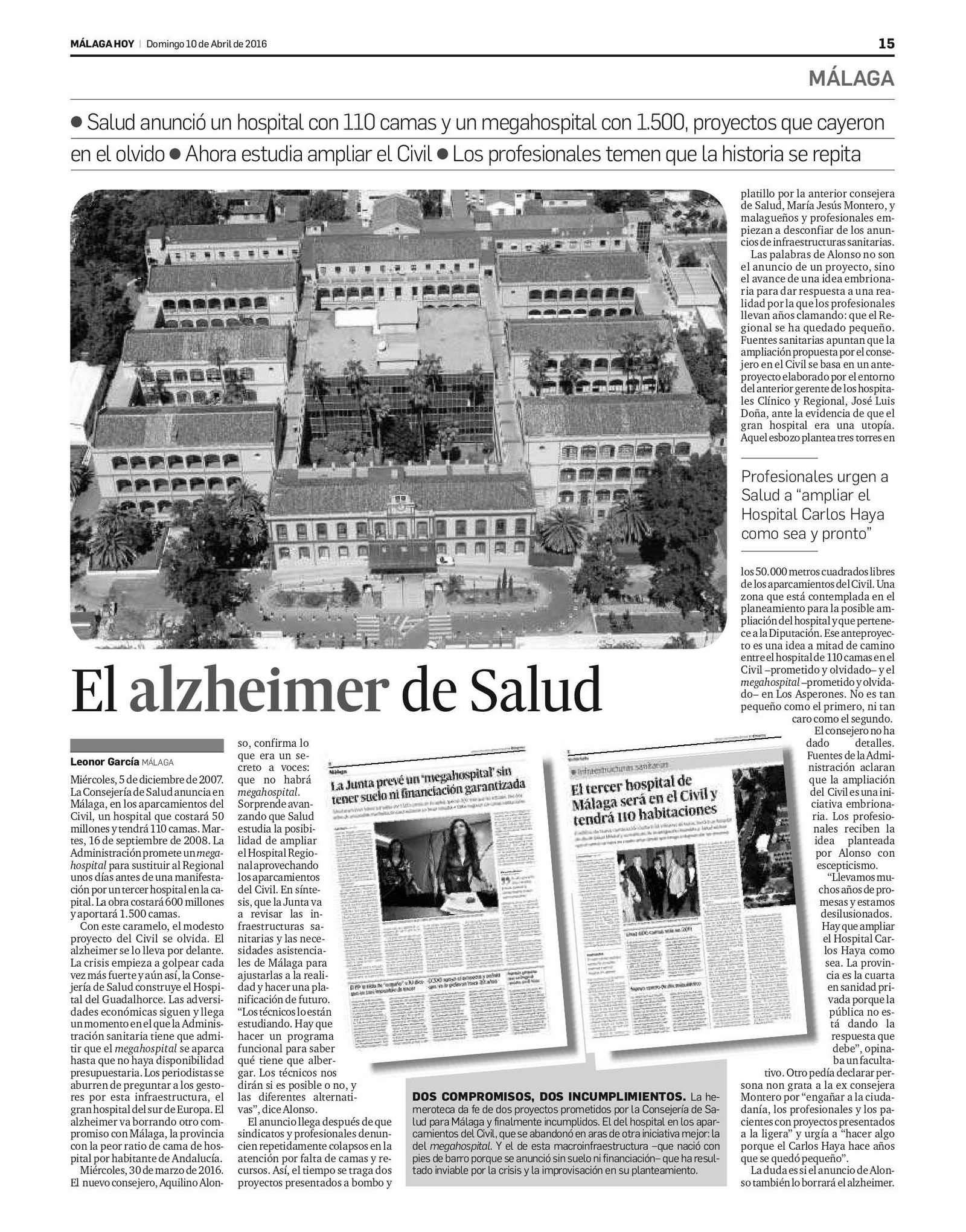 El 'alzheimer' de Salud. El 'alzheimer' de Salud.