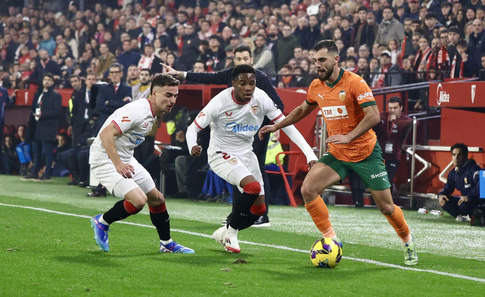 Las mejores imágenes dep partido Sevilla Valencia