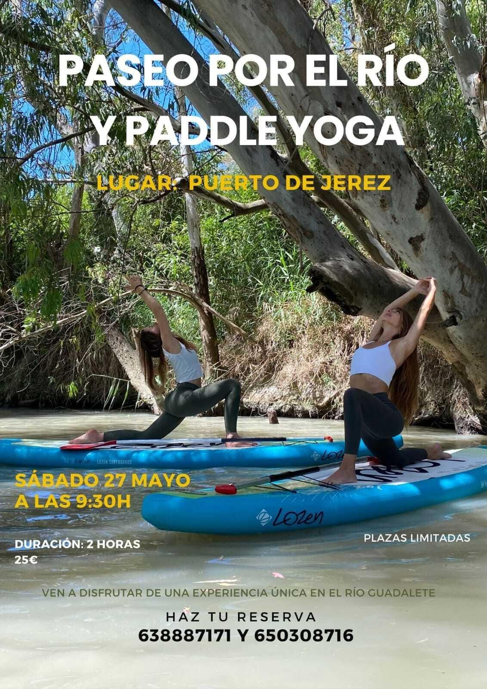 Paddle y yoga en el Guadalete