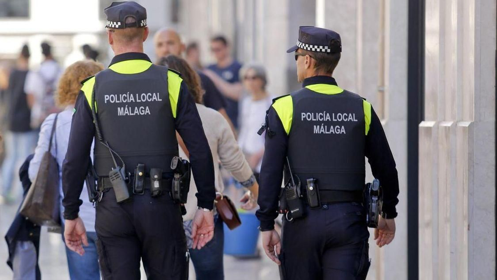 Policía Local en Málaga.
