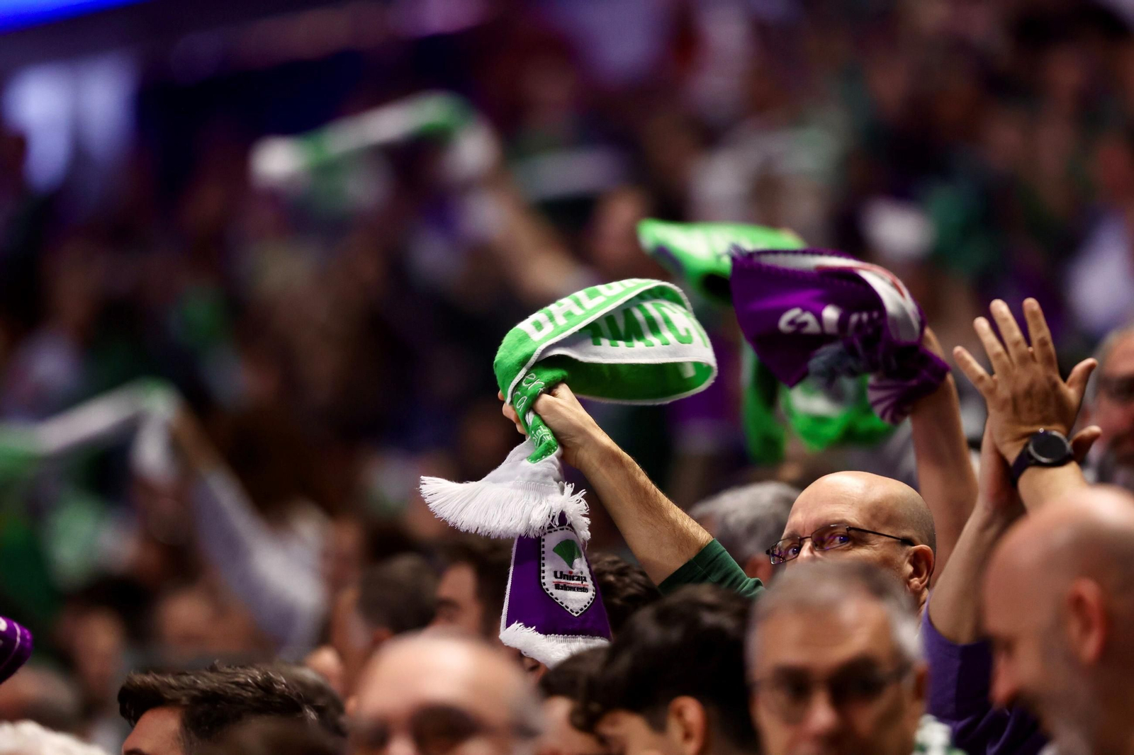 Búscate en las gradas del Carpena en el Unicaja-Baskonia