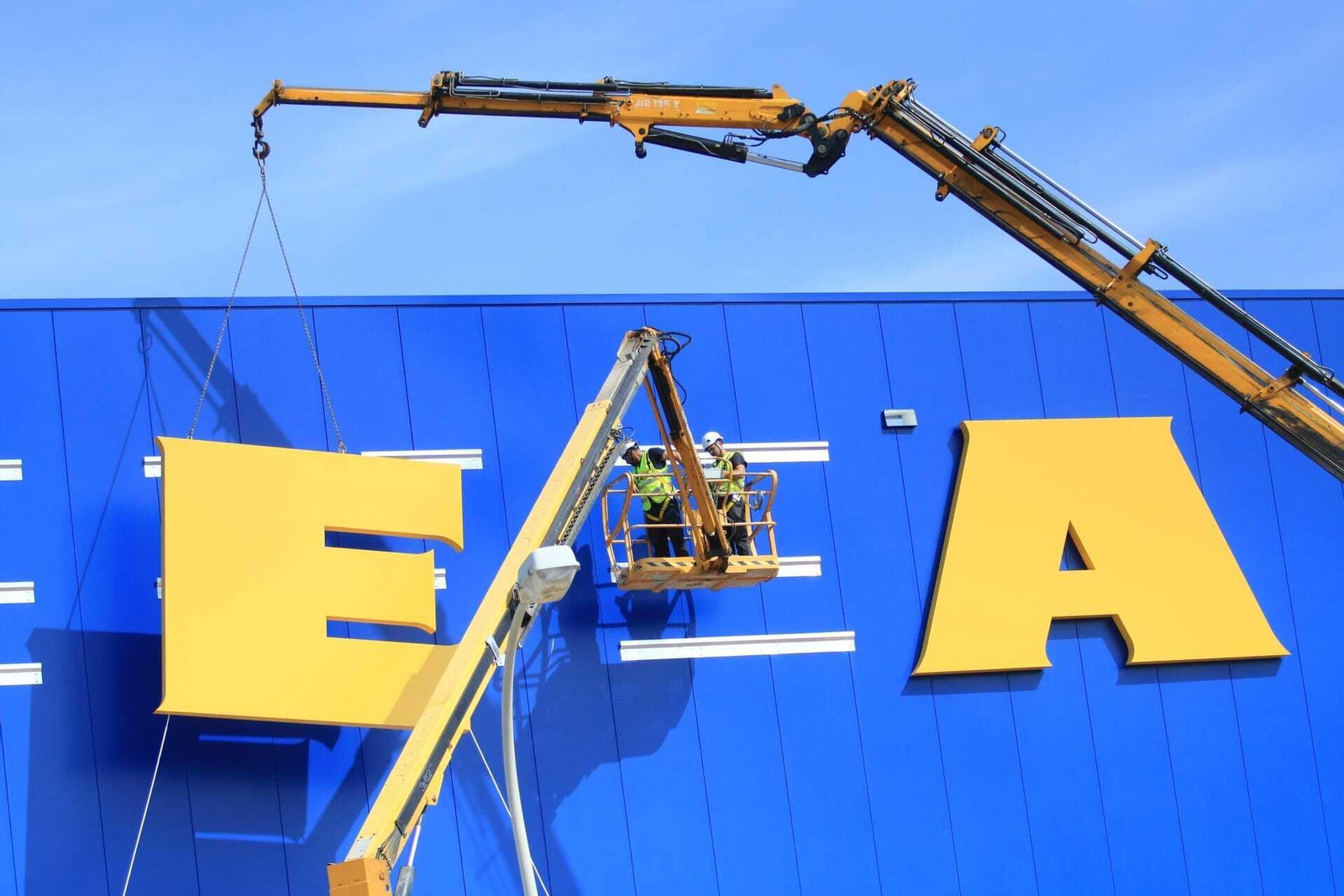 Las imágenes de cómo avanzan las obras de IKEA Almería