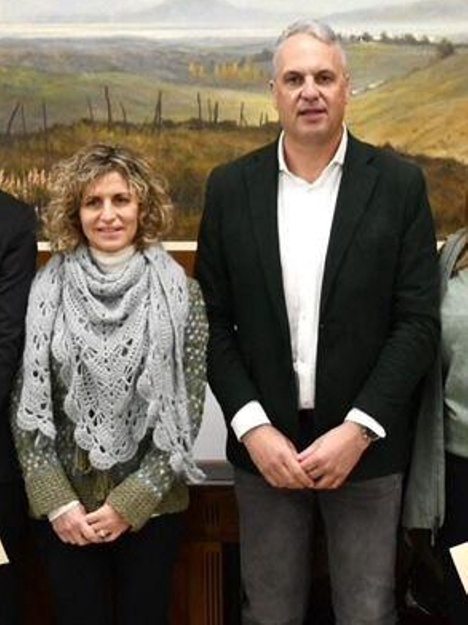 Núñez de Cossío y Ruiz Boix, en un acto del Ayuntamiento.