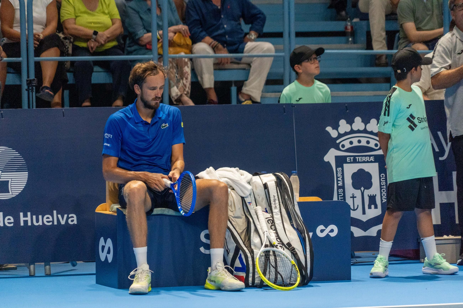 Imágenes de la final masculina de la Copa del Rey de tenis entre Daniil Medvedev y Alejandro Davidovich