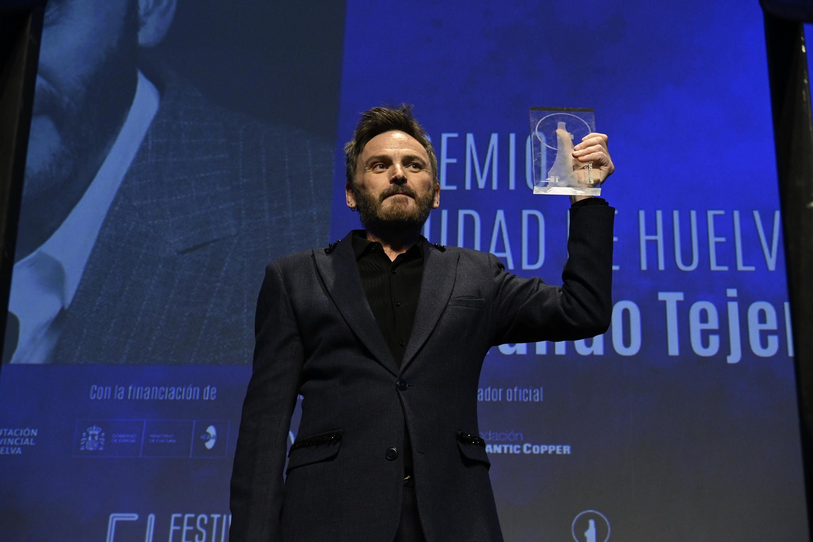 Imágenes del la entrega del Premio Ciudad de Huelva al actor Fernando Tejero