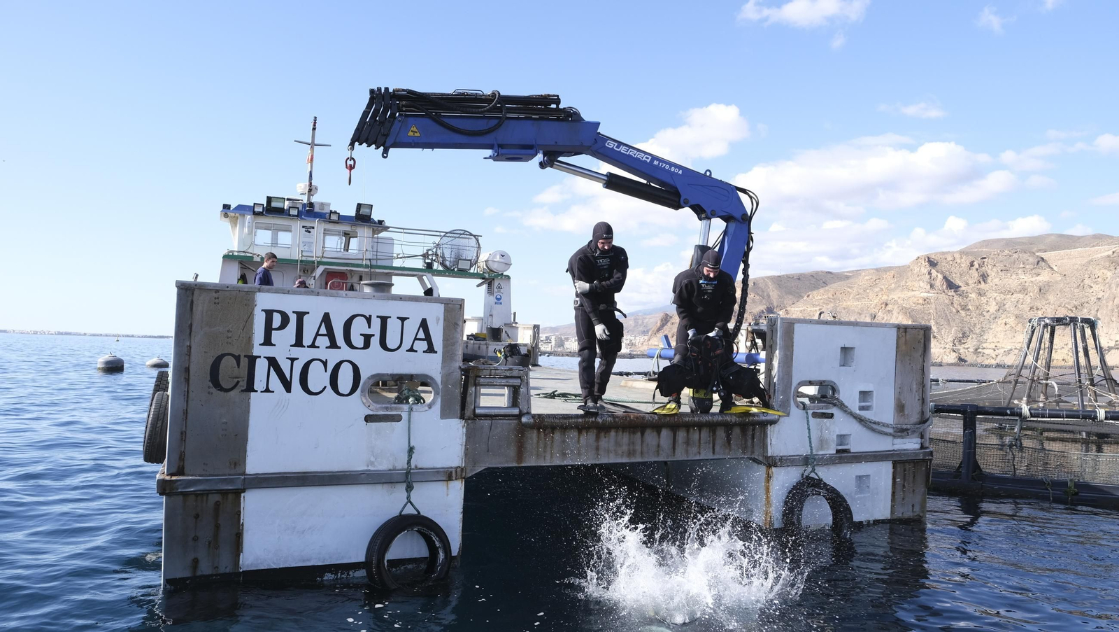 La piscifactoría de El Cañarete, en imágenes