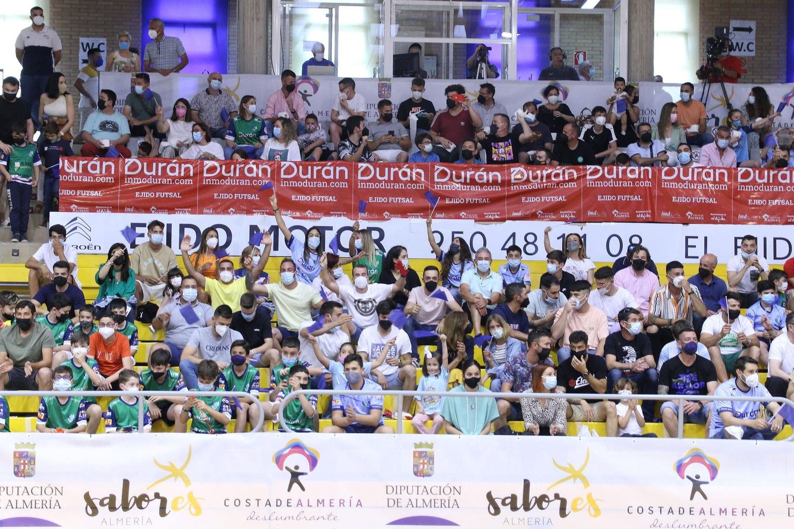 Fotogalería del primer partido de ascenso a Primera División EJIDO FUTSAL-MANZANARES
