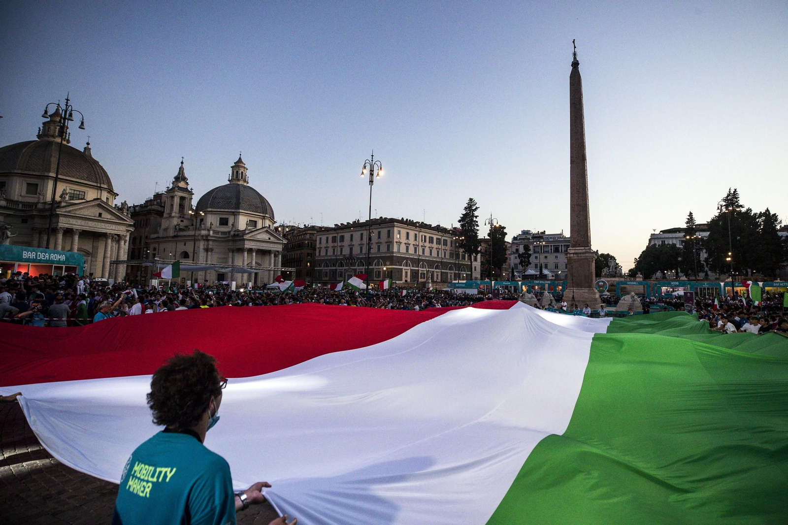 Las imágenes de la semifinal Italia-España de Eurocopa