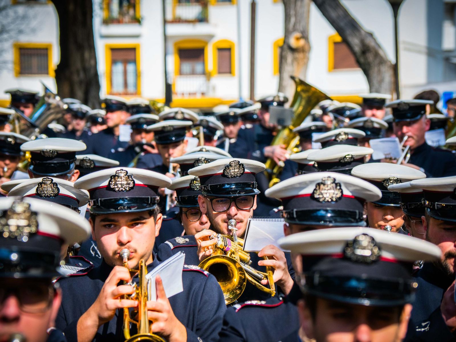 Sones cofrades en el Parque: celebrado el certamen de bandas de Nazareno en San Fernando