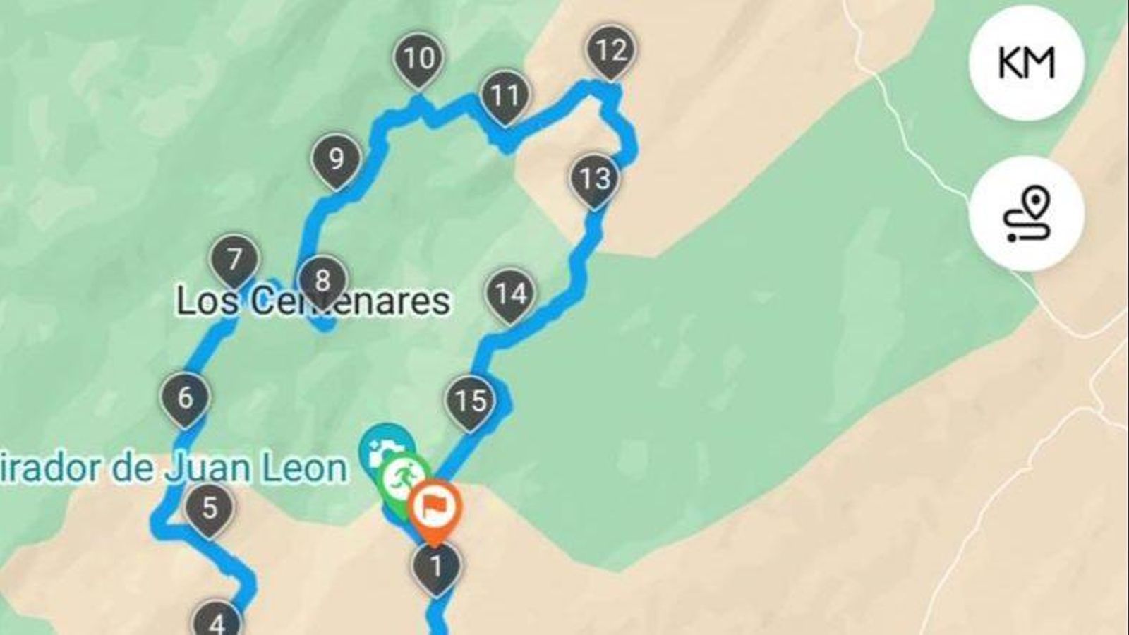 Mapa de la búsqueda.