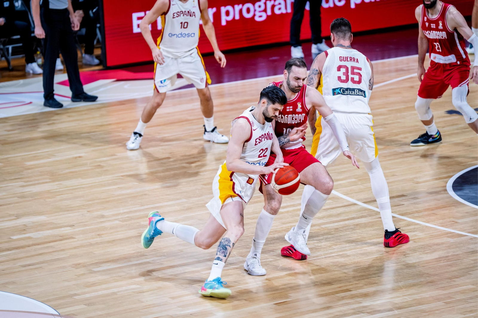 Las fotos del España-Georgia de baloncesto