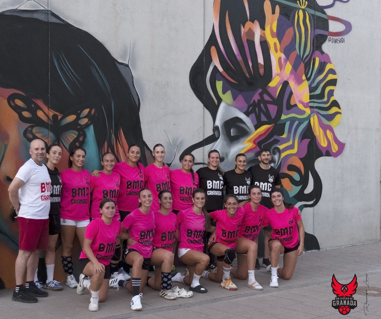 Plantilla del Balonmano Ciudad de Granada.