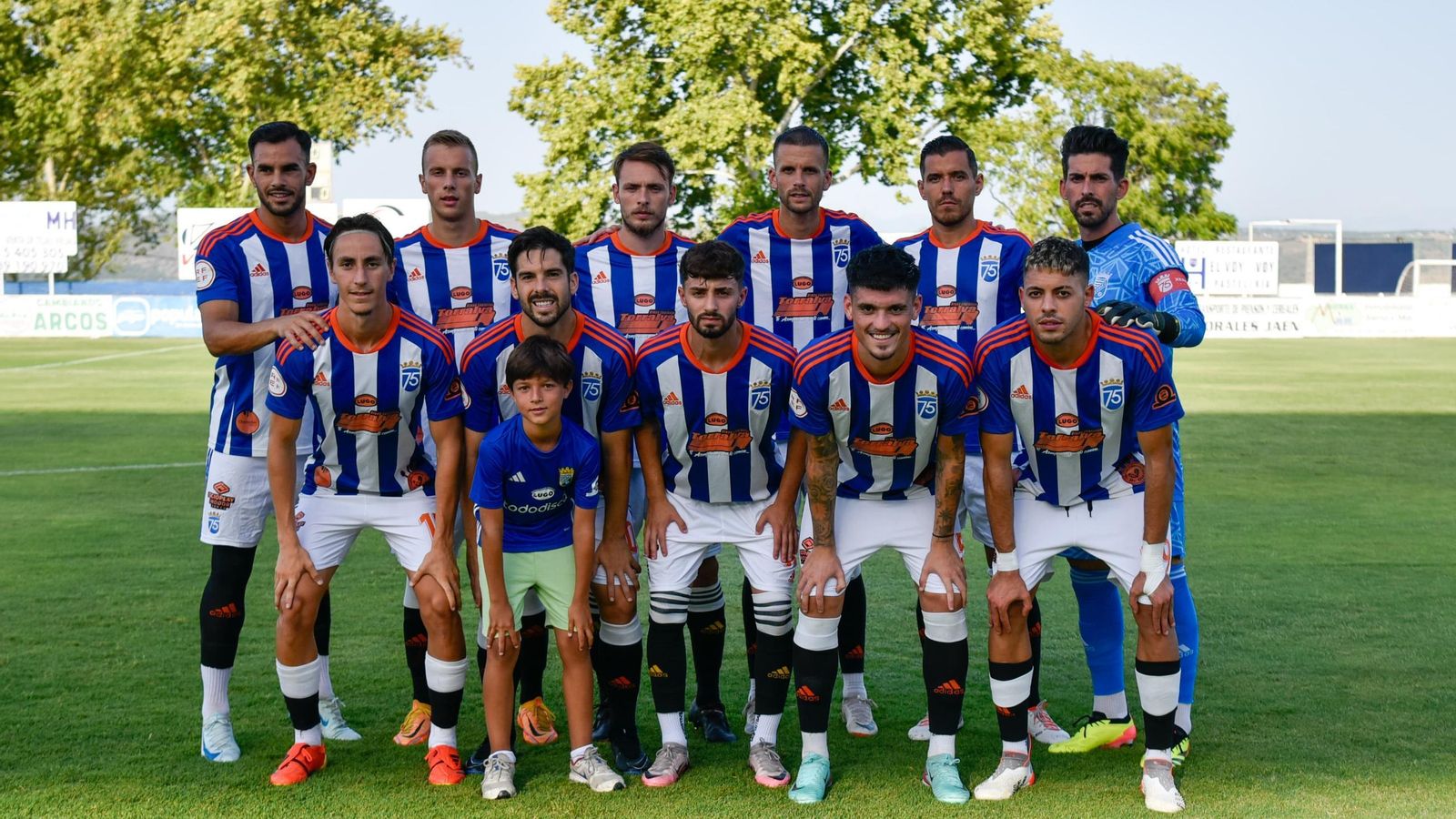 Formación inicial que ha presentado el Xerez CD en Arcos contra el Melilla.