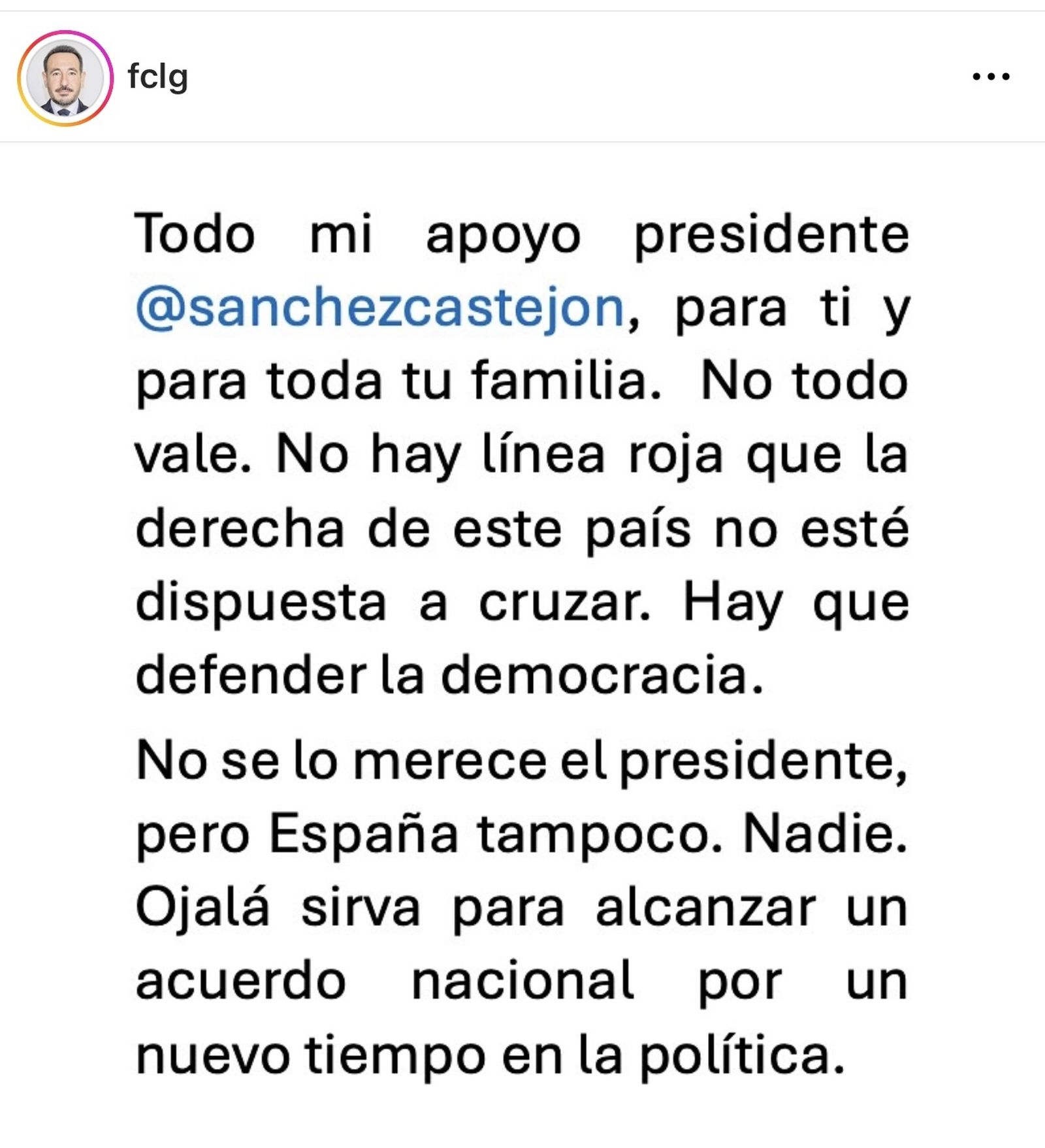 De "has sido muy mal secretario general" a "todo mi apoyo al presidente Sánchez". Historia de una evolución