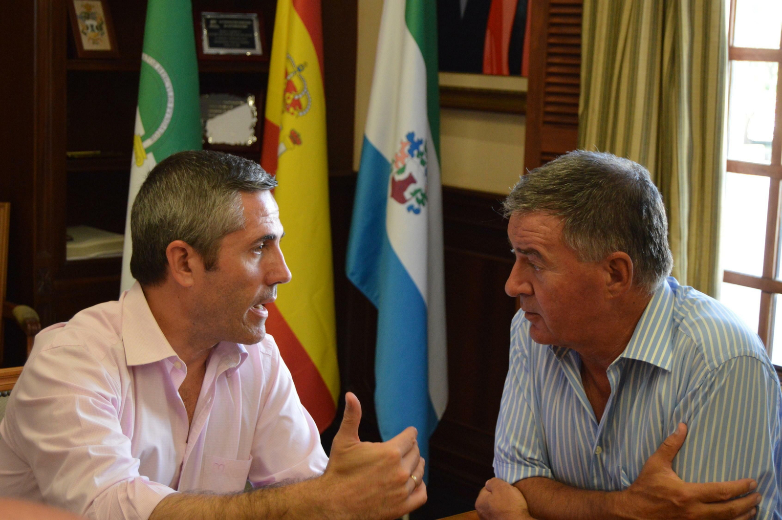 Juan Carlos Maldonado (Cs) y Ángel Nozal (PP), en una imagen de archivo.