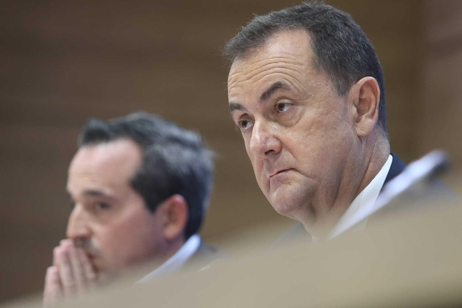 La rueda de prensa de José María Muñoz y Kike Pérez, en fotos
