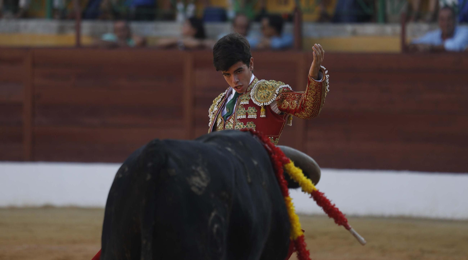 Las fotos de la primera semifinal del ciclo de novilladas de las Escuelas de Tauromaquia de Andalucía en La Línea