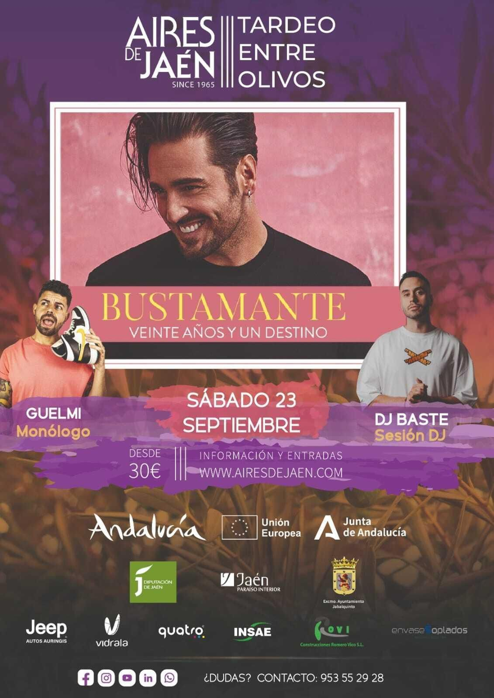 Cartel de la tercera edición del evento 'Tardeo entre Olivos'. Cartel de la tercera edición del evento 'Tardeo entre Olivos'.