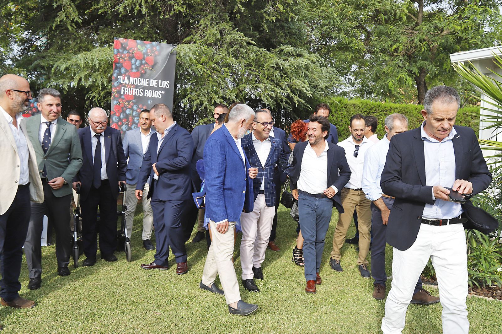 Imágenes de la recepción en la "Noche de los Frutos Rojos"