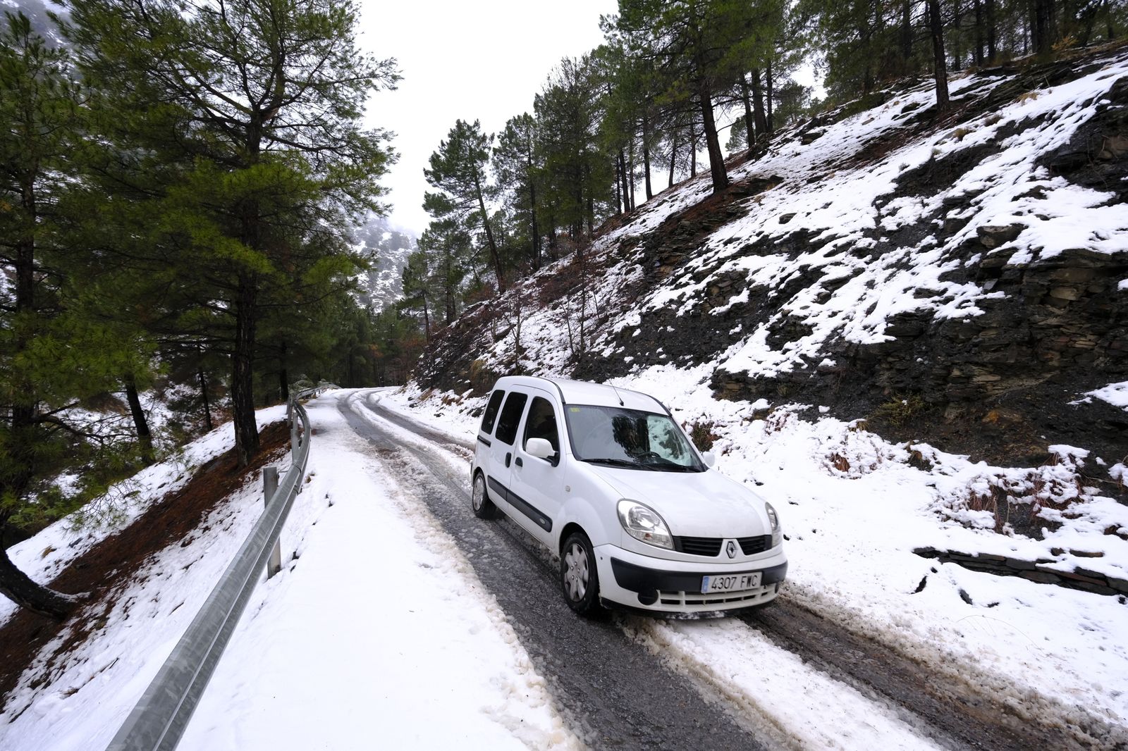 Fotogalería nevada en la Provincia de Almería