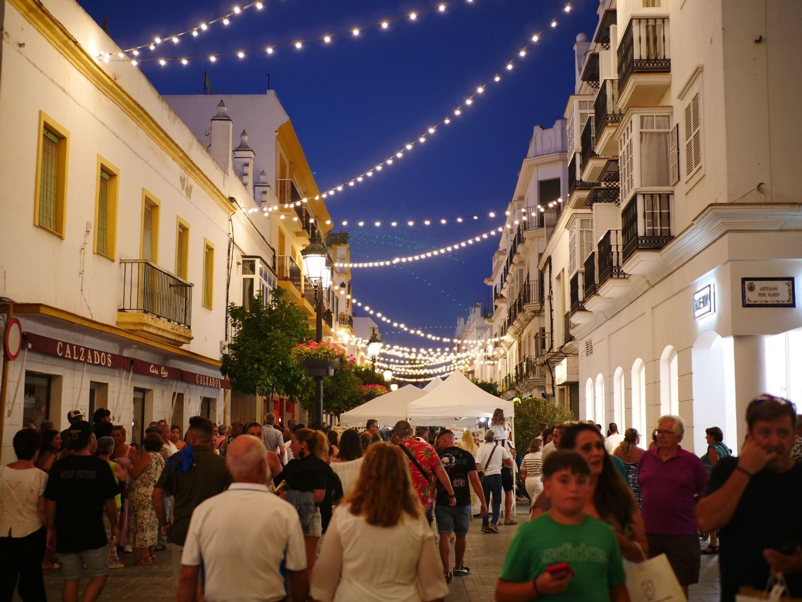 Imagen de archivo de una de las ediciones de Noche en Blanco en Chiclana