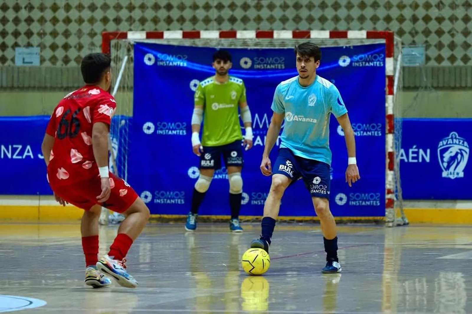 Molero, en un encuentro de la pasada temporada.