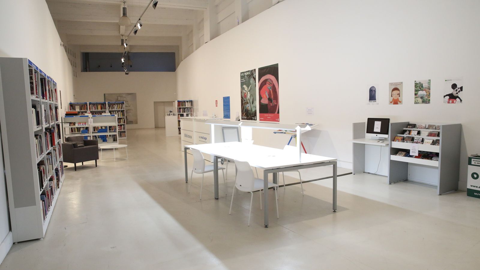 Las instalaciones de la biblioteca del CAC.