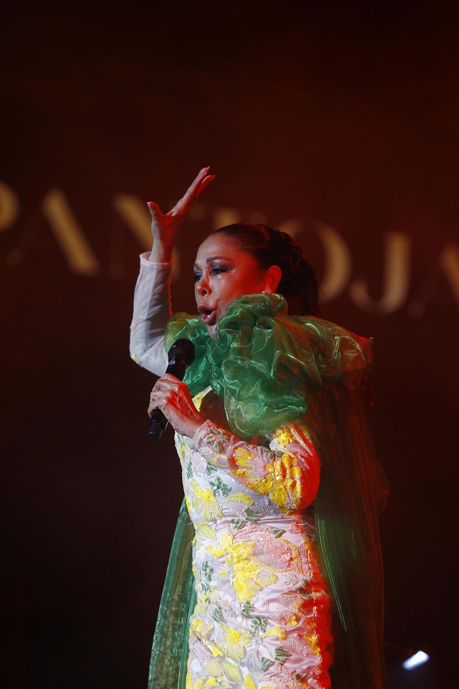 Isabel Pantoja cautiva al público de Almería en la plaza de toros